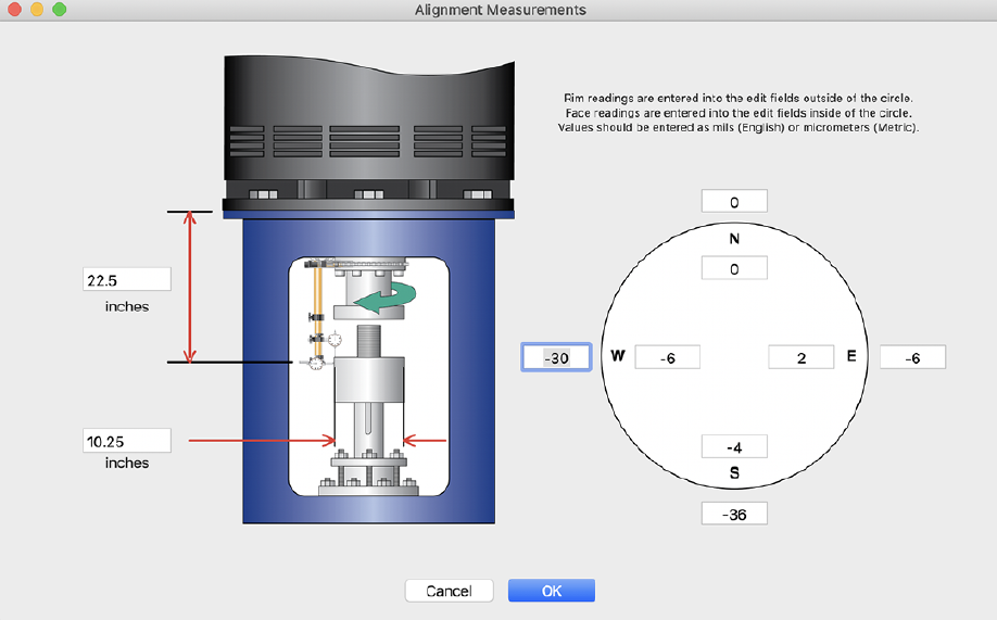 align measurements